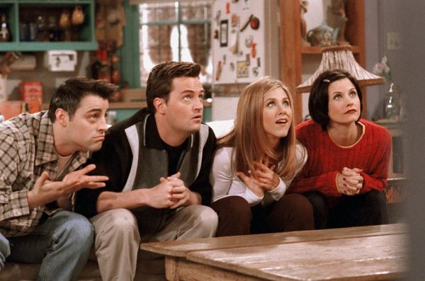 Joey, Chandler, Rachel and Monica in Friends