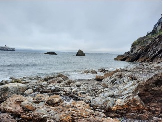 a beach on the south west coast